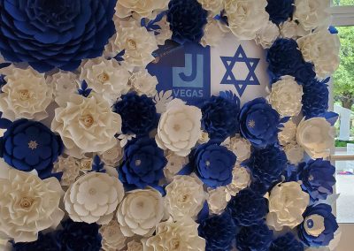 Caroline's Paper Blooms - Paper Flower Wall Backdrop Rentals and